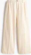 H&M Loose Fit Linen-blend Trousers