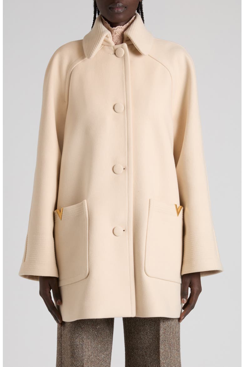 Double Face Wool Coat, Alternate, color, BEIGE