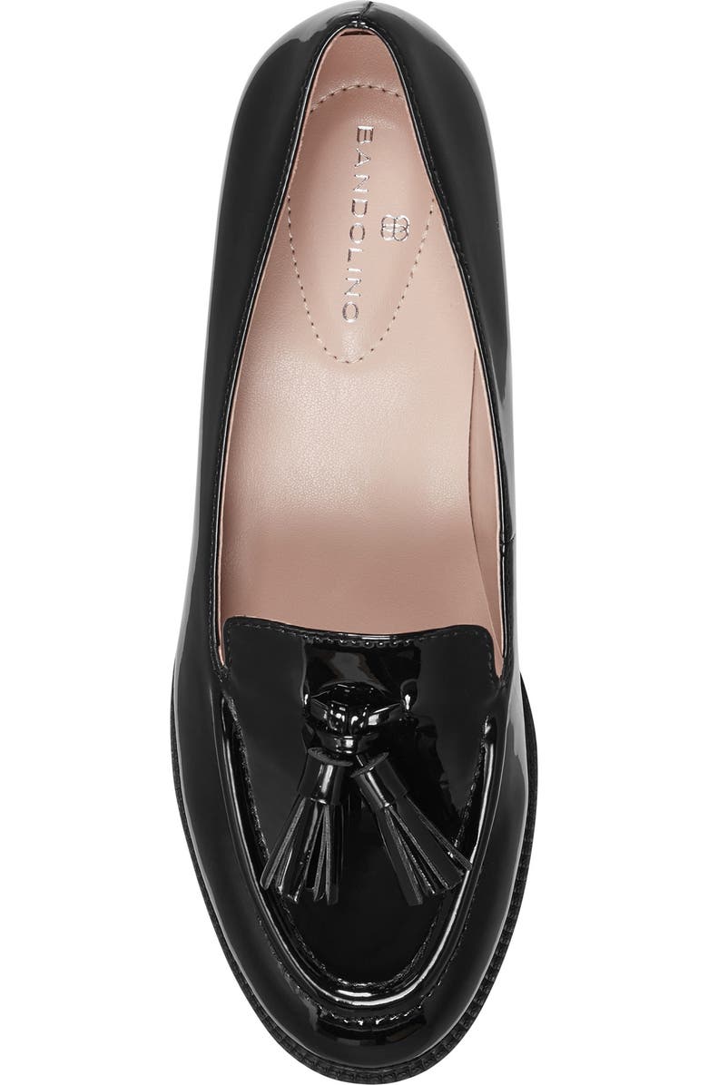 Bandolino Linzer Patent Tassel Loafer, Alternate, color,
