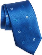 David Donahue Geometric Silk Tie