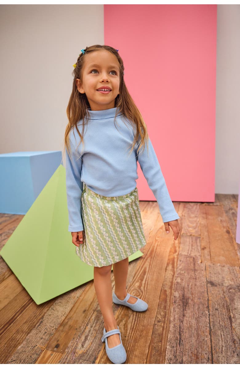 BISBY Kids' Sparkle A-Line Mini Skirt, Alternate, color, Soho Sparkle Jacquard