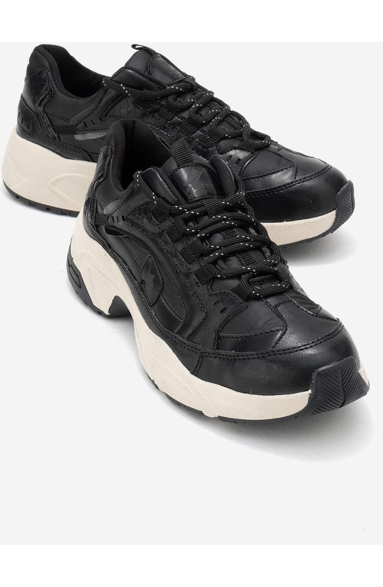 Prologue Shoes Bambi Printed Mesh Sneakers, Main, color, Oxford Faux Leather