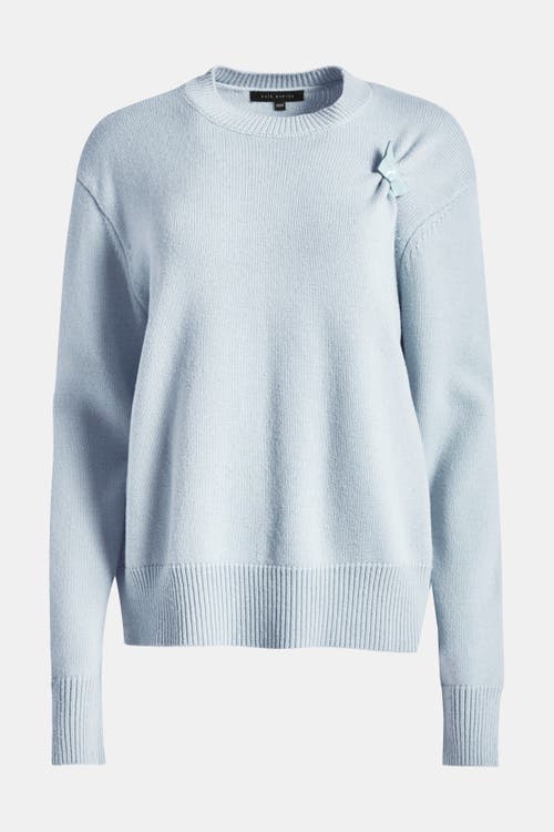 Kate Barton Pinched Merino Cashmere Sweater In Blue