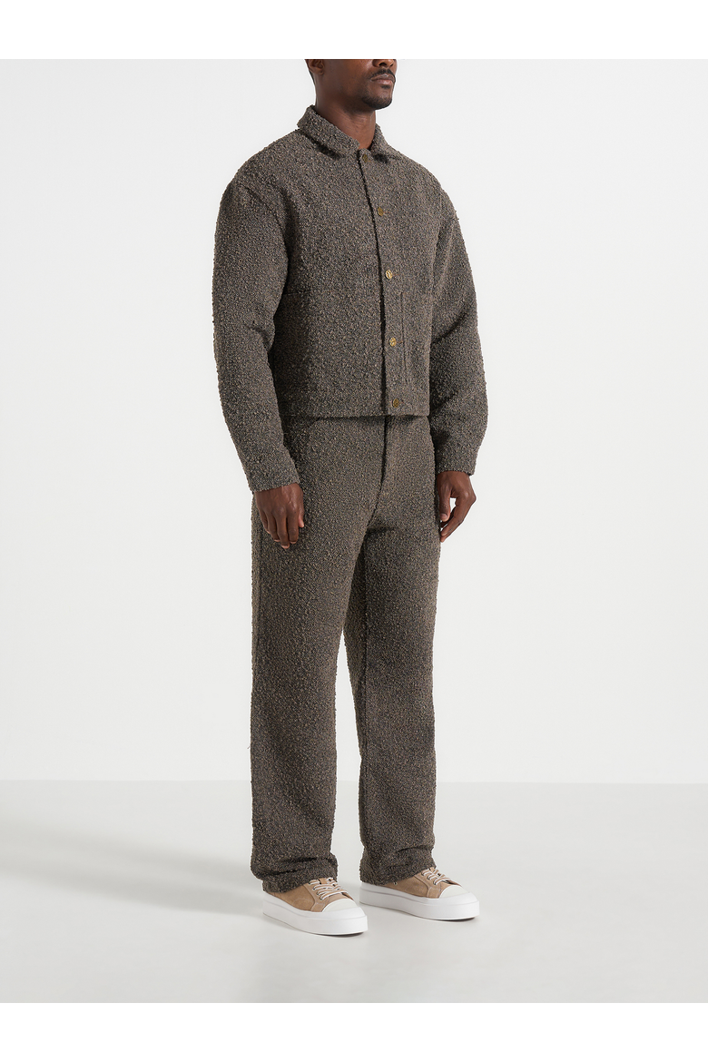 Arnault Boucle Relaxed Fit Jeans, Alternate, color, Brown
