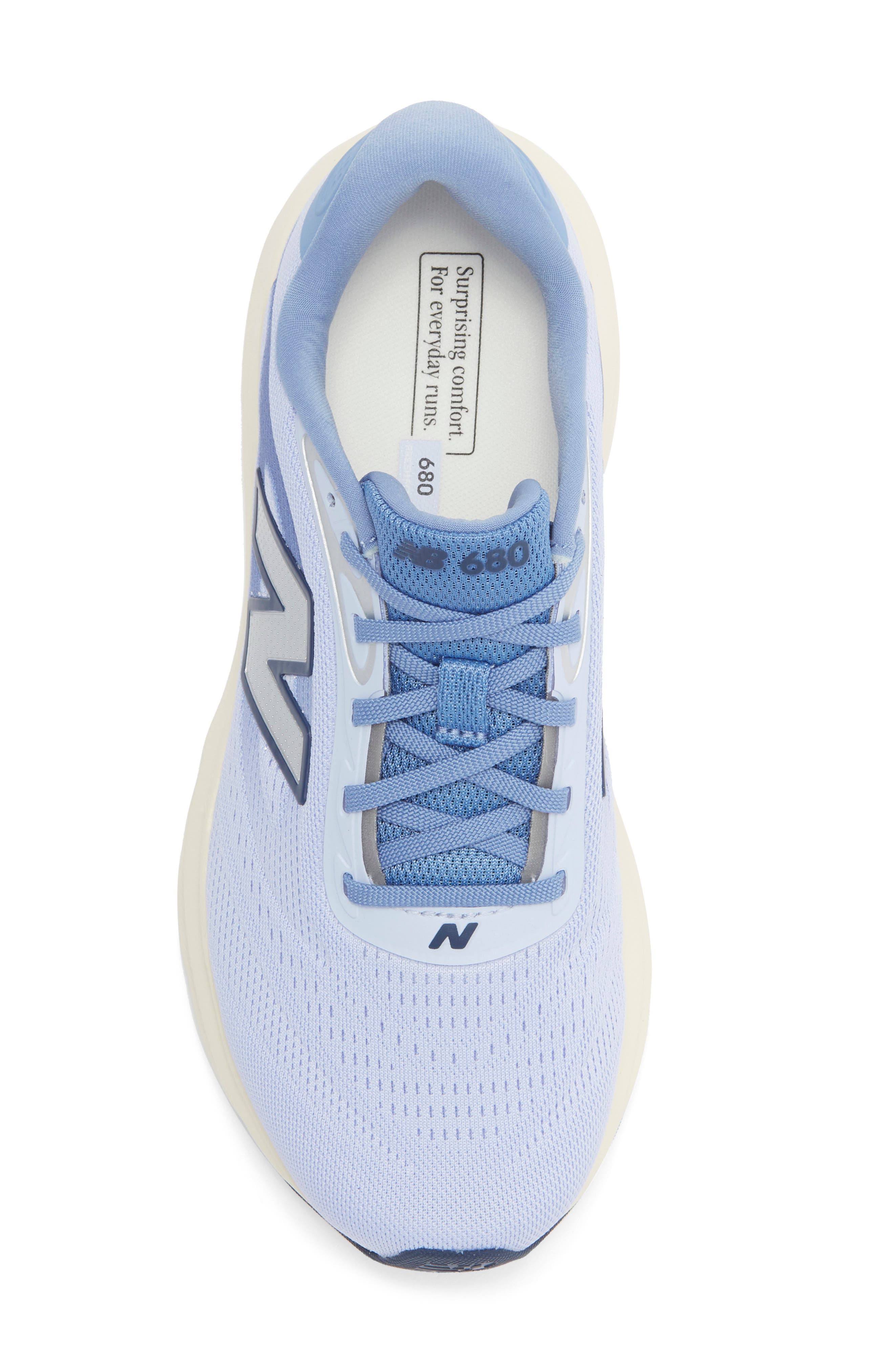 New Balance 680 Running Shoe, Alternate, color, Glint Blue/ Fairweather Blue