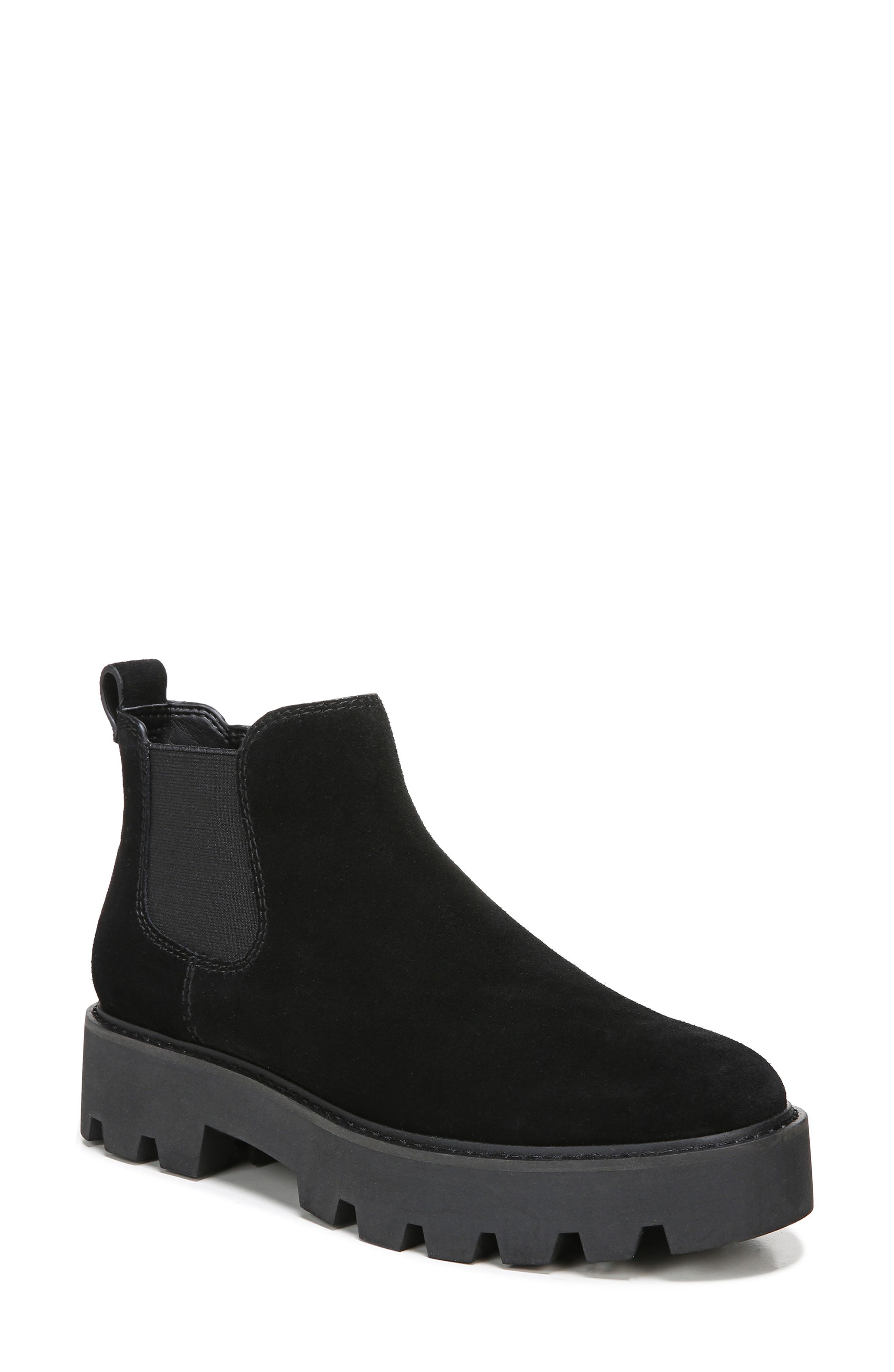 Balin Bootie, Main, color, BLACK SUEDE