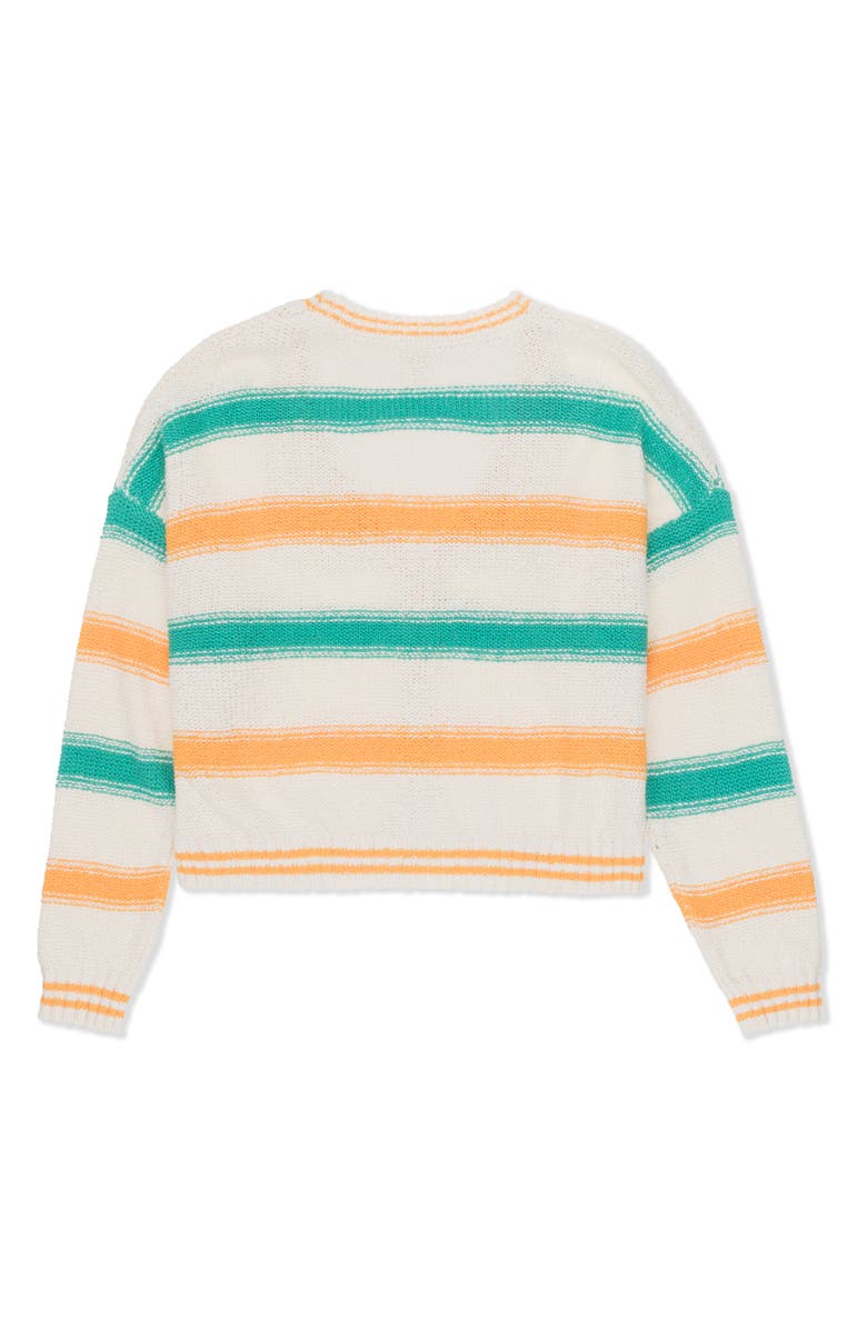 Hurley Key West Cardigan, Alternate, color, Ivory/ Marigold
