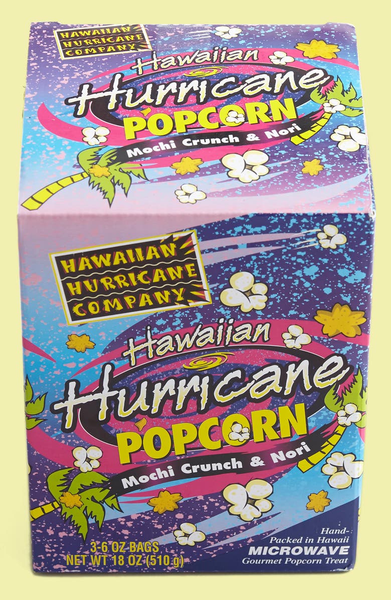 Hurricane Popcorn 'Hawaiian Hurricane' Mochi Crunch & Nori Gourmet Microwave Popcorn, Main, color,
