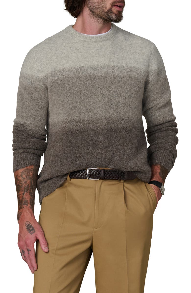 Joe's Ombré Stripe Crewneck Sweater, Main, color, Autumn Shades