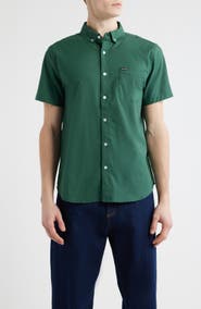 Brixton Sanford Short Sleeve Oxford Button-Down Shirt