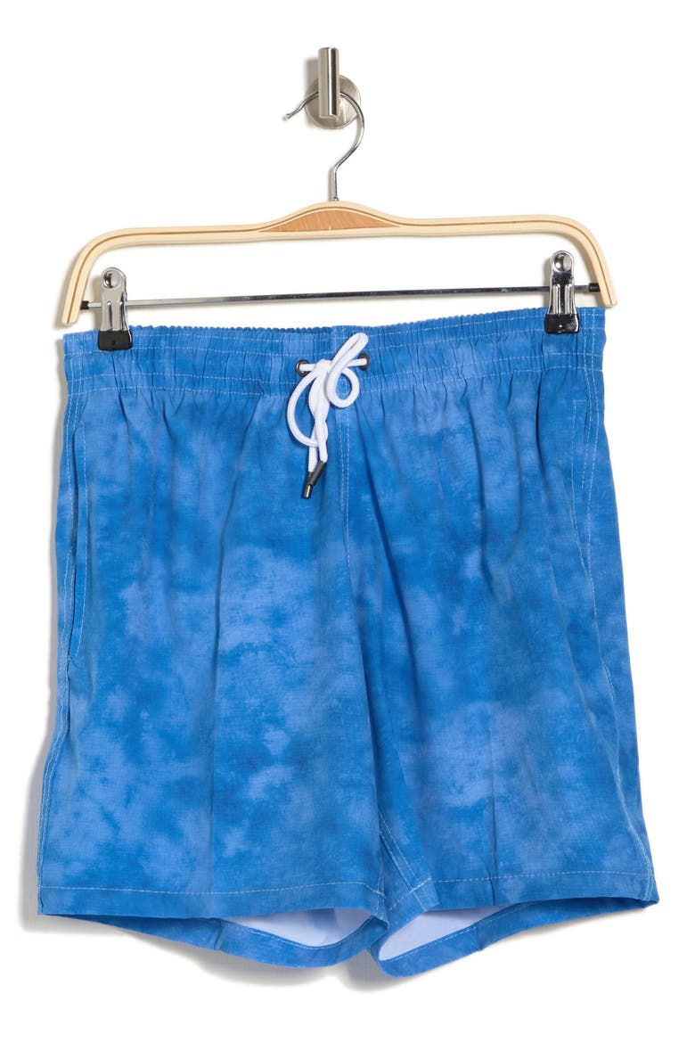 Sano Printed 4-Way Stretch Board Shorts, Alternate, color, BRILLIANT BLUE