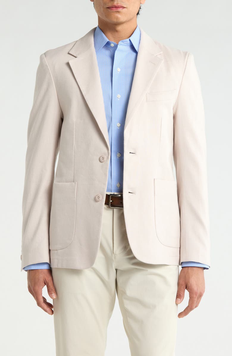 Bugatchi Two Button Blazer, Main, color, Stone