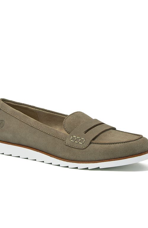 Lands' End Comfort Lug Sole Suede Loafers In Brown