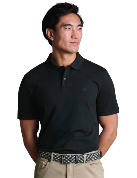 Short Sleeve Cotton Stretch Pique Polo