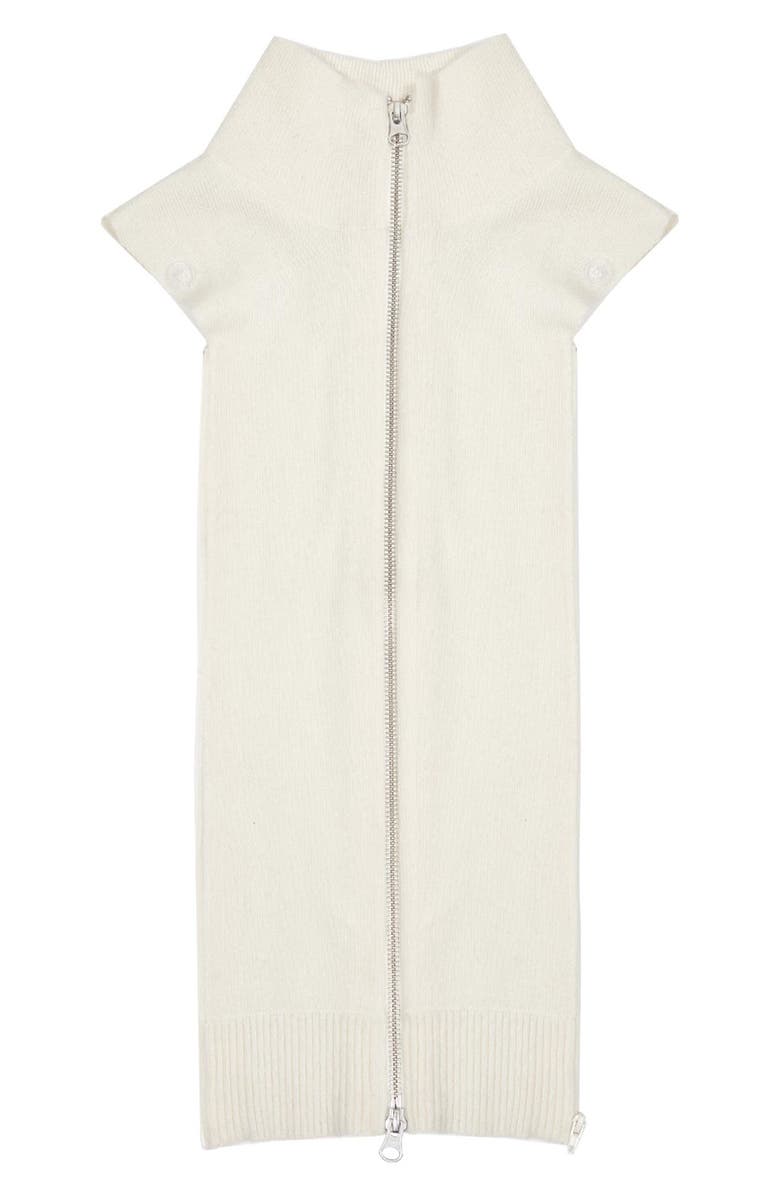 Veronica Beard Uptown Merino Wool & Cashmere Dickey, Main, color, Ivory