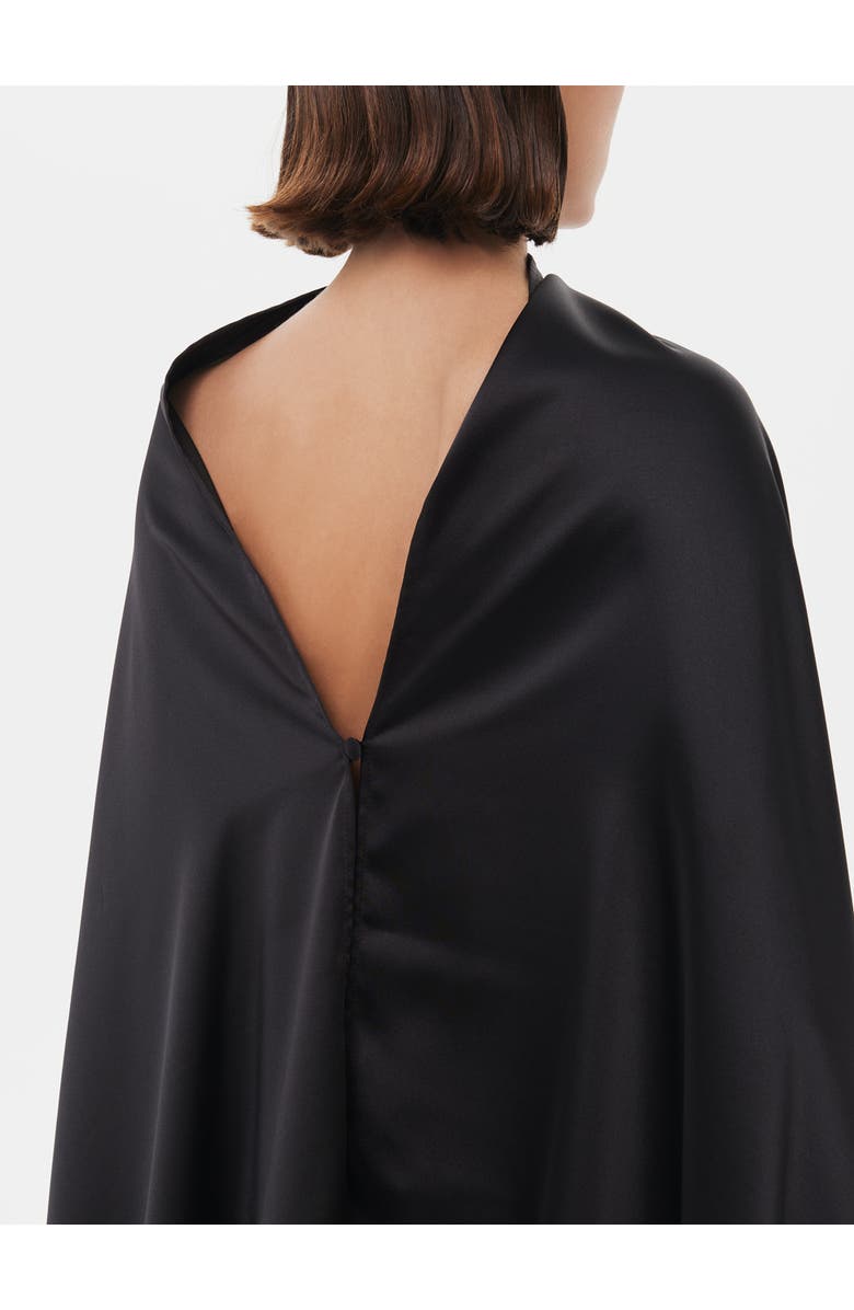 Alas Fringed Party Cape, Alternate, color, Black
