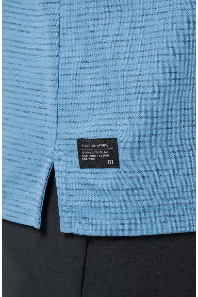 Base Jump Stripe Cotton Blend Polo, Alternate, color, PACIFIC COAST