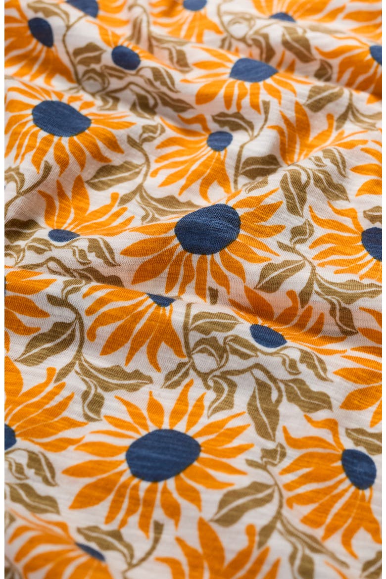 Wavecrest Floral Knit Top, Alternate, color, BOLD SUNFLOWER DAYLILY