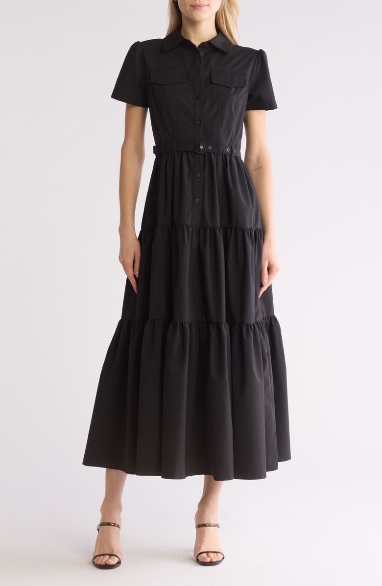 BY DESIGN Hailey Western Maxi Shirtdress, Main, color,