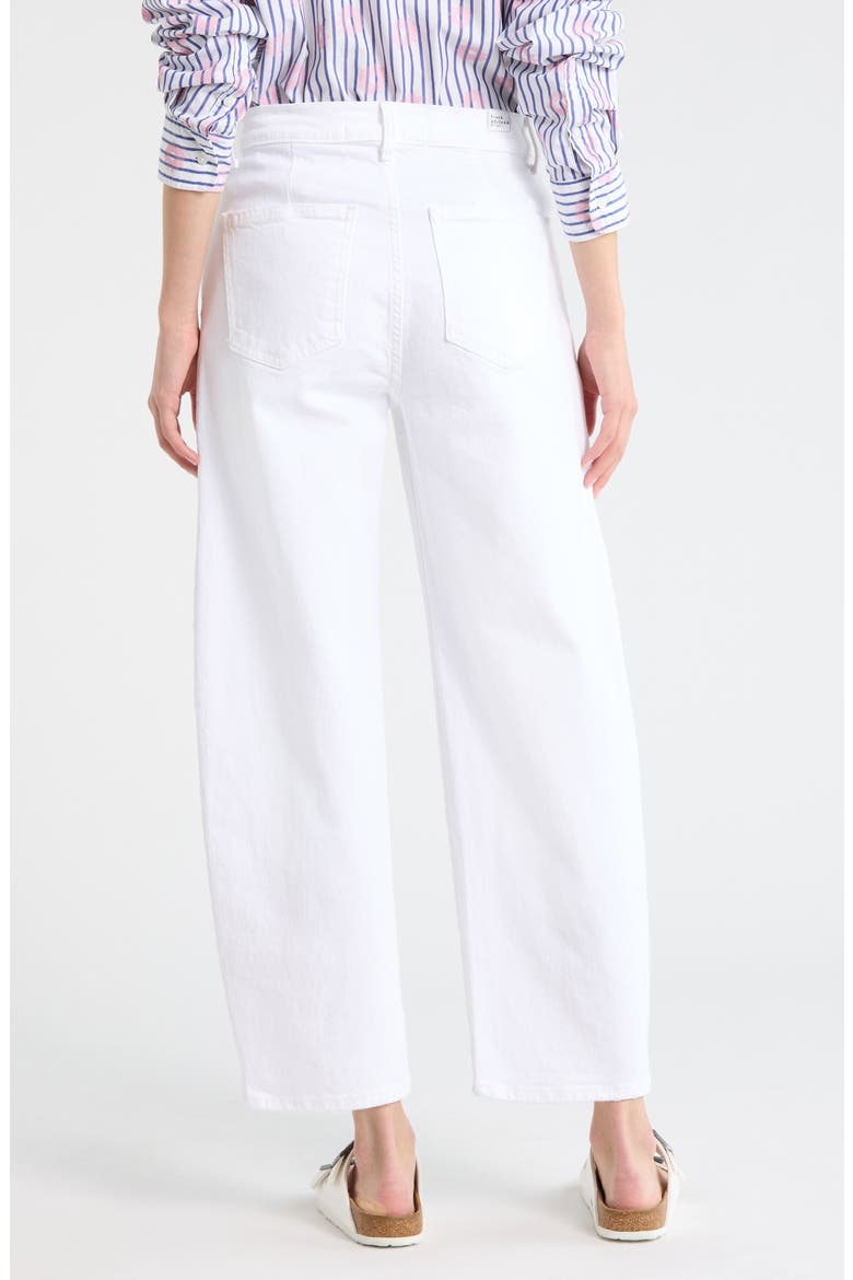 Brennan Barrel Leg Jeans, Alternate, color, WHITE