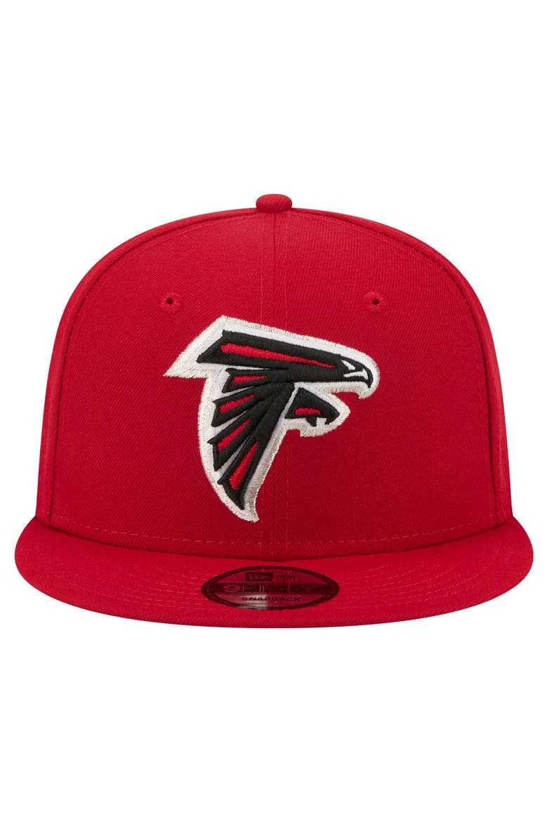 Men's New Era  Red Atlanta Falcons 9FIFTY Snapback Hat, Alternate, color, Red