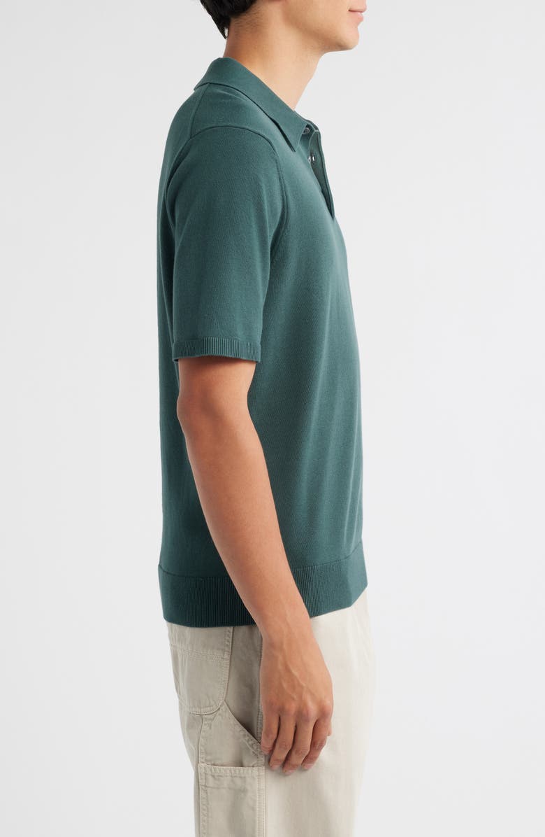 PS Paul Smith Zebra Badge Polo, Alternate, color, Petrol Green