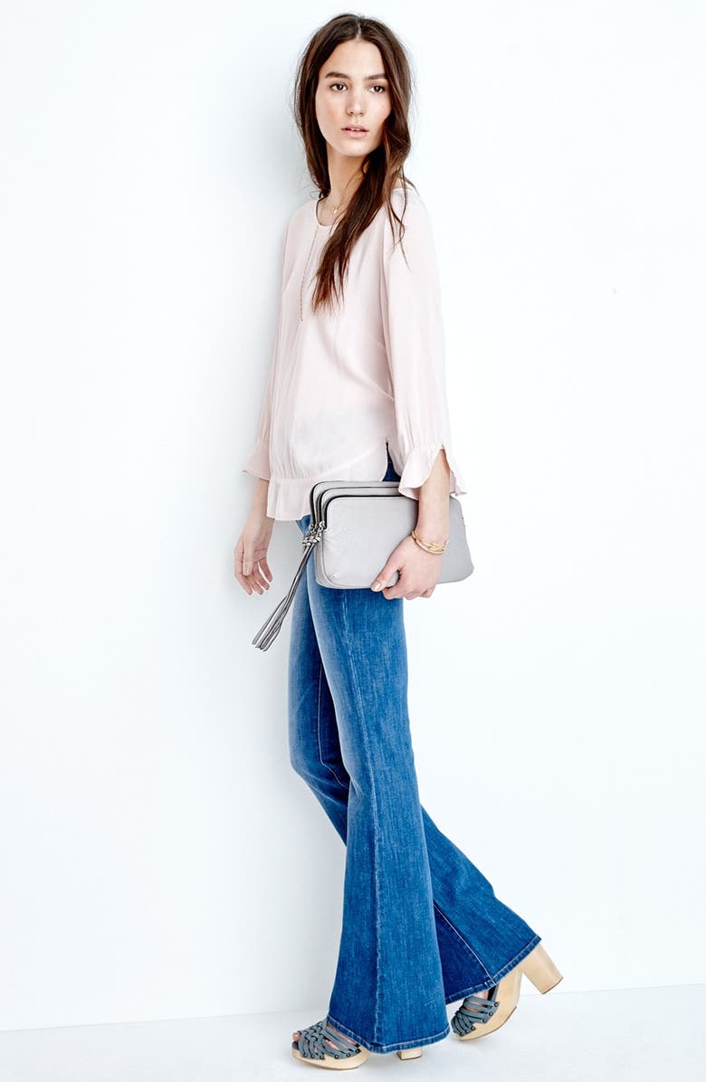 DL1961 'Heather' High Rise Flare Jeans, Alternate, color, 