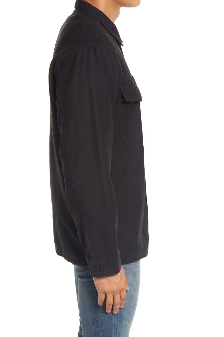 Military Shirt Jacket, Alternate, color, CLASSIC BLACK