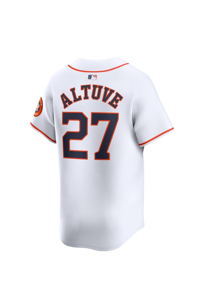 Men's Nike Jose Altuve White Houston Astros Home Limited Player Jersey, Alternate, color, White
