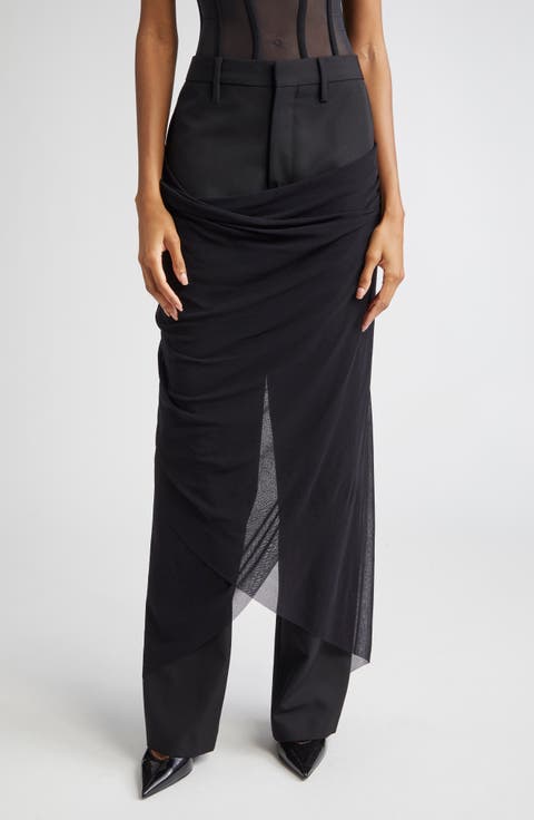 パンツ JEAN PAUL GAULTIER Women Straight Pants TR020 M002P0060 Brow Women's Jean Paul Gaultier Straight-Leg Pants | Nordstrom