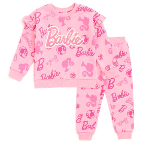 2-Piece Fleece Sweatshirt and Joggers Set