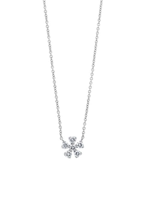 Diamond Flower Pendant (Nordstrom Exclusive)