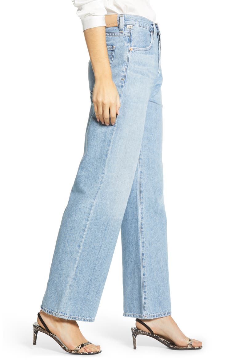 Flavie High Waist Trouser Jeans, Alternate, color, TULAROSA