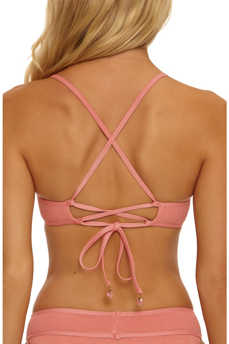 Como Underwire Bikini Top, Alternate, color, BLUSH