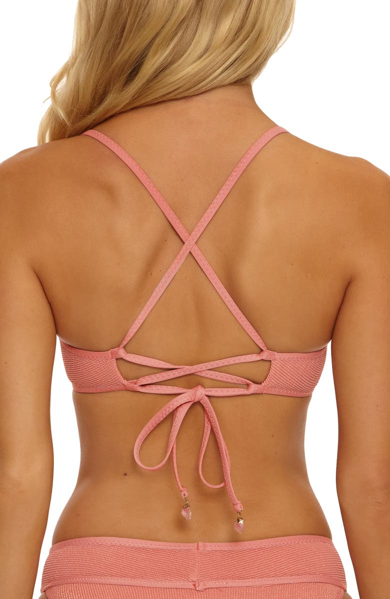 Isabella Rose Como Underwire Bikini Top, Alternate, color, Blush