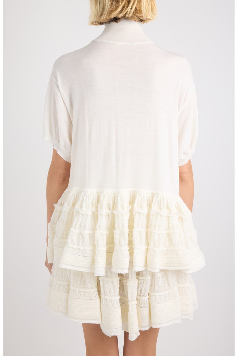 Wool Blend Crinoline Sweater, Alternate, color, BLANC