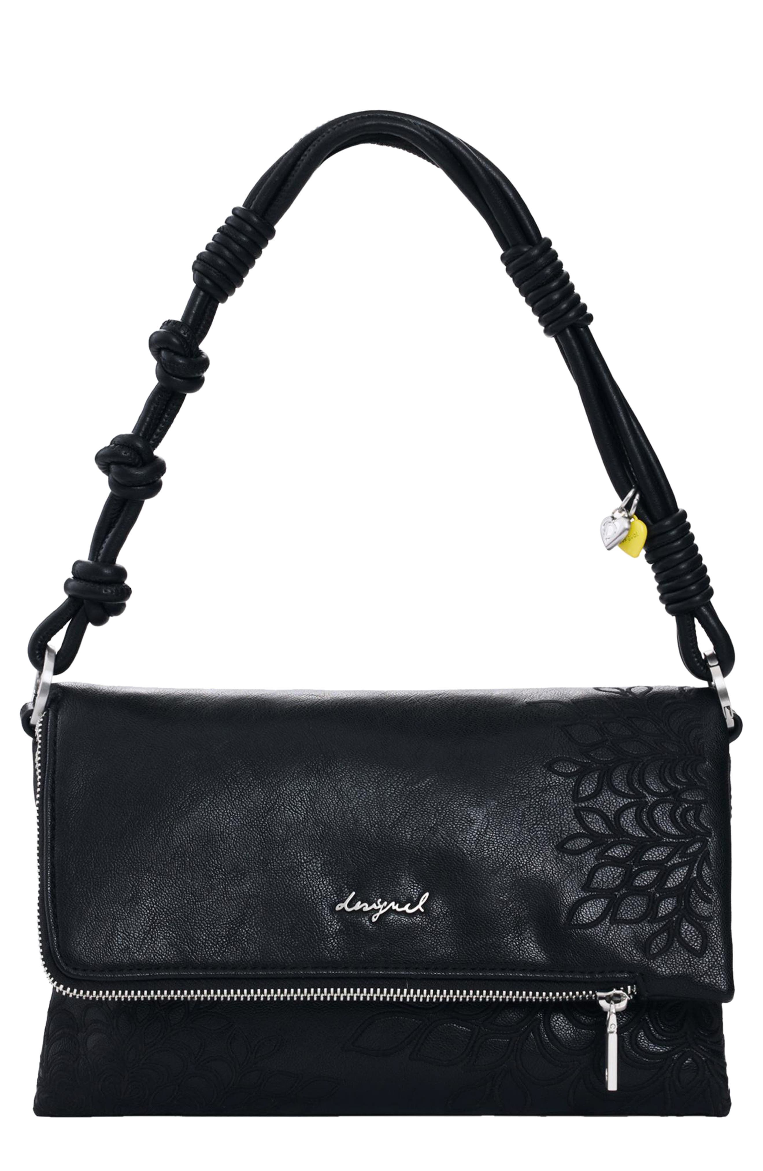 Desigual Faux Leather Crossbody Bag, Main, color, 