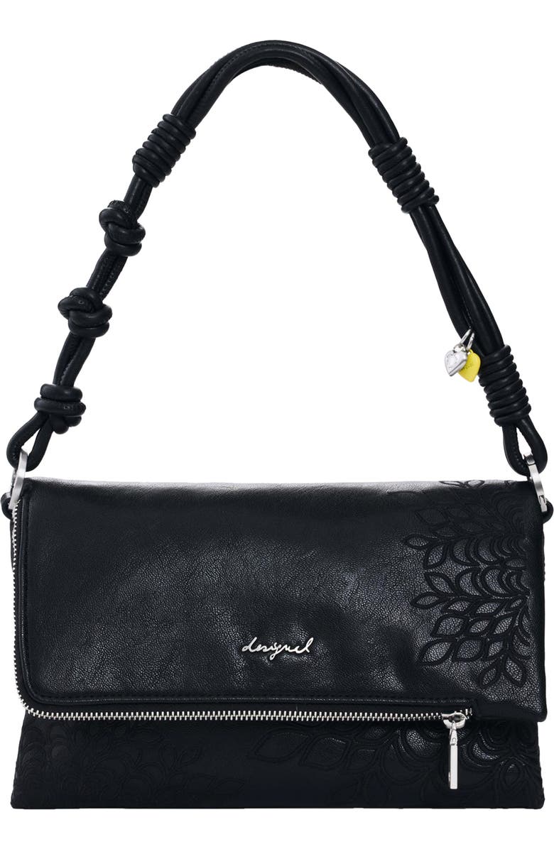 Desigual Faux Leather Crossbody Bag, Main, color,