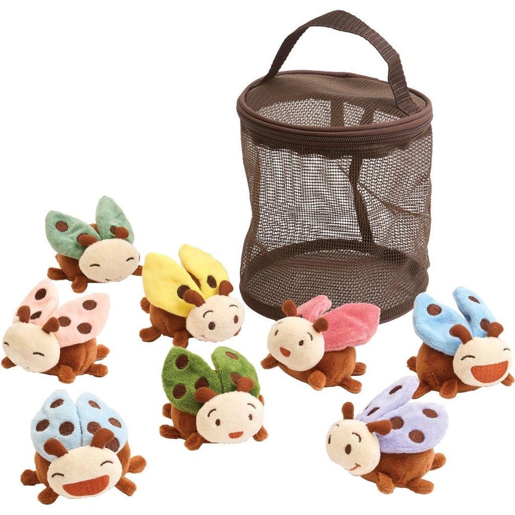 Kaplan Early Learning Company Crinkle And Texture Magnetic Ladybug Set In Multi