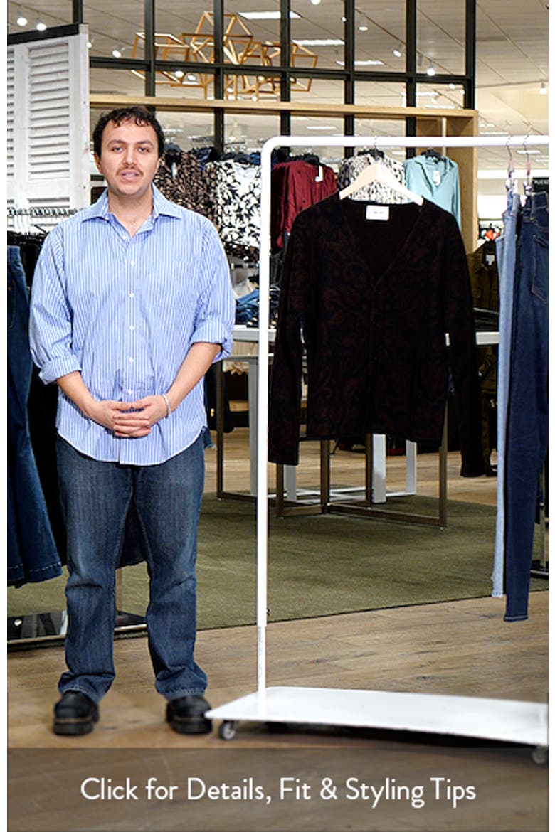 Michael Jacquard Boiled Wool Cardigan video