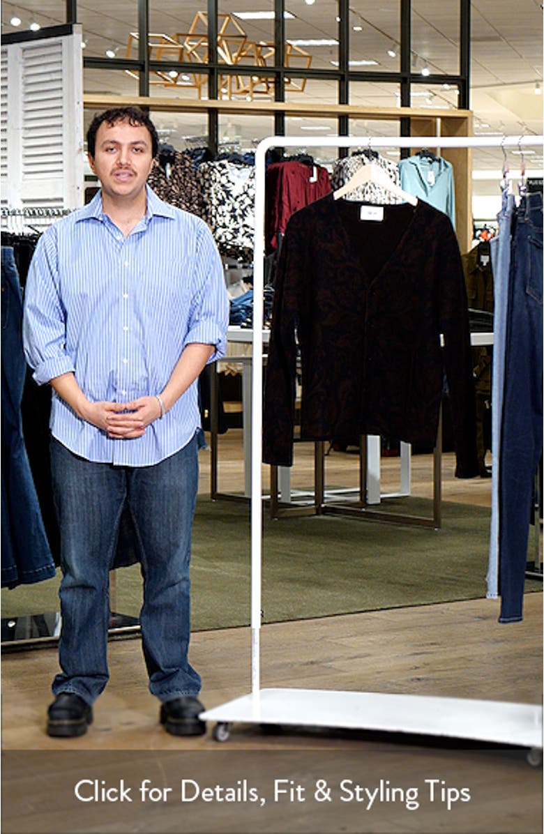 Michael Jacquard Boiled Wool Cardigan, sales video thumbnail