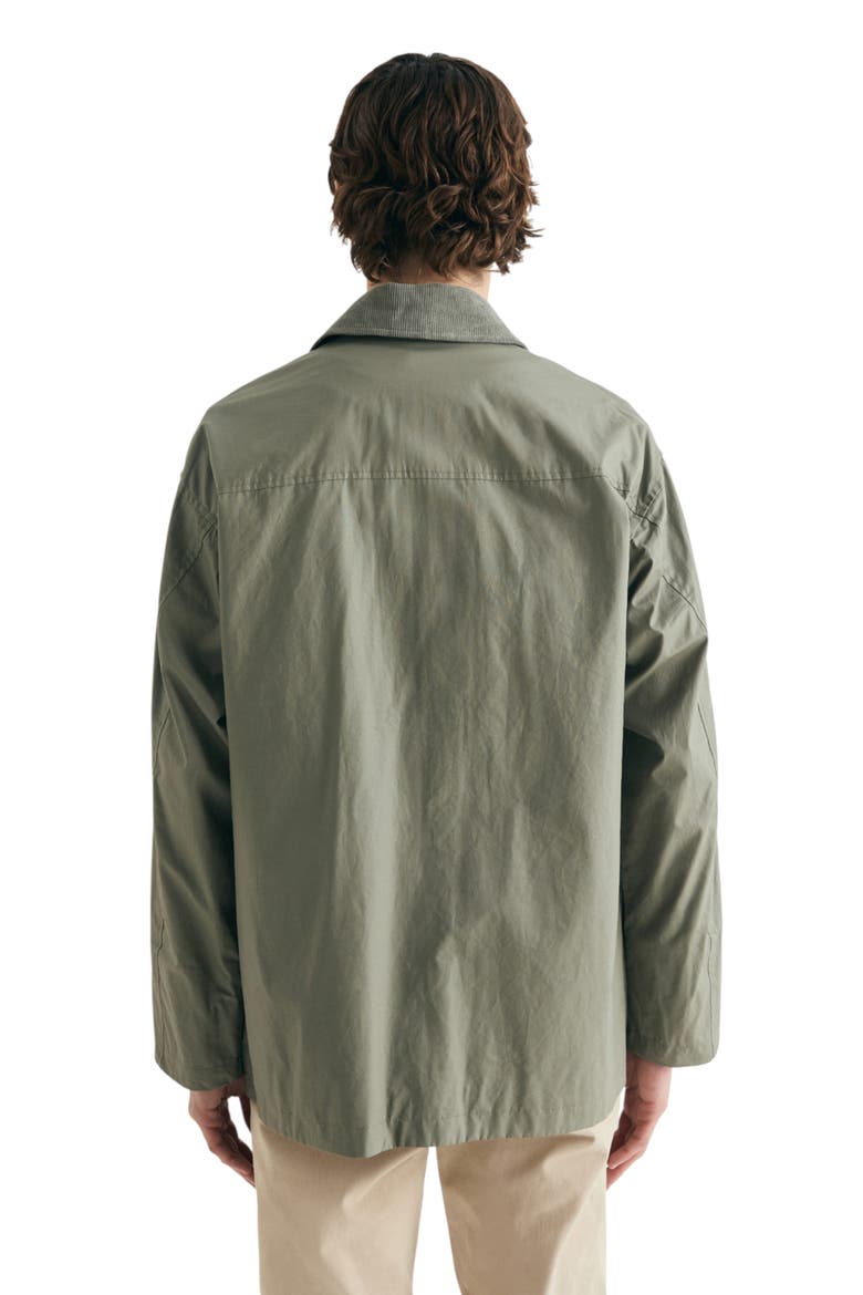 Waxed Jacket With Snaps, Alternate, color, Taupe