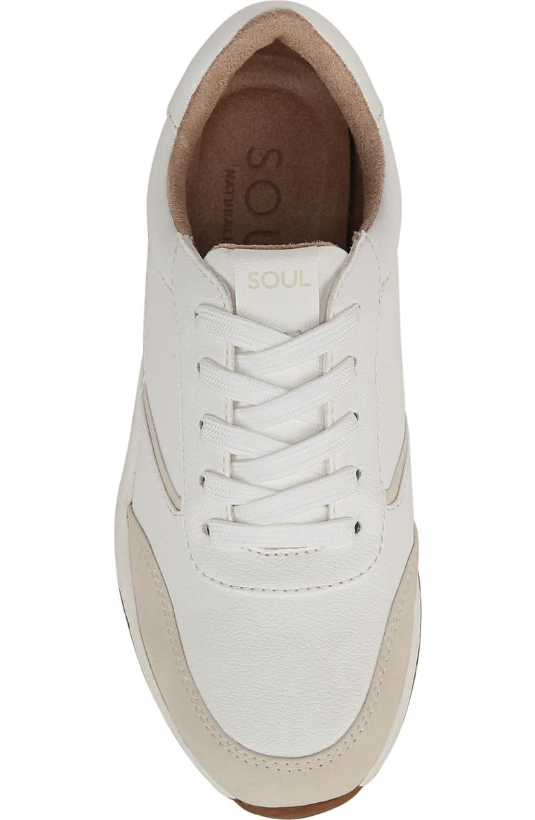 SOUL NATURALIZER Jackson Sneaker, Alternate, color, White / Beige Faux Leather