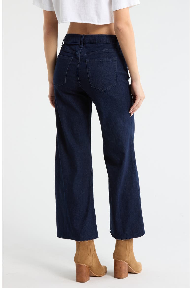 Retro Palazzo Wide Leg Jeans, Alternate, color, RINSE