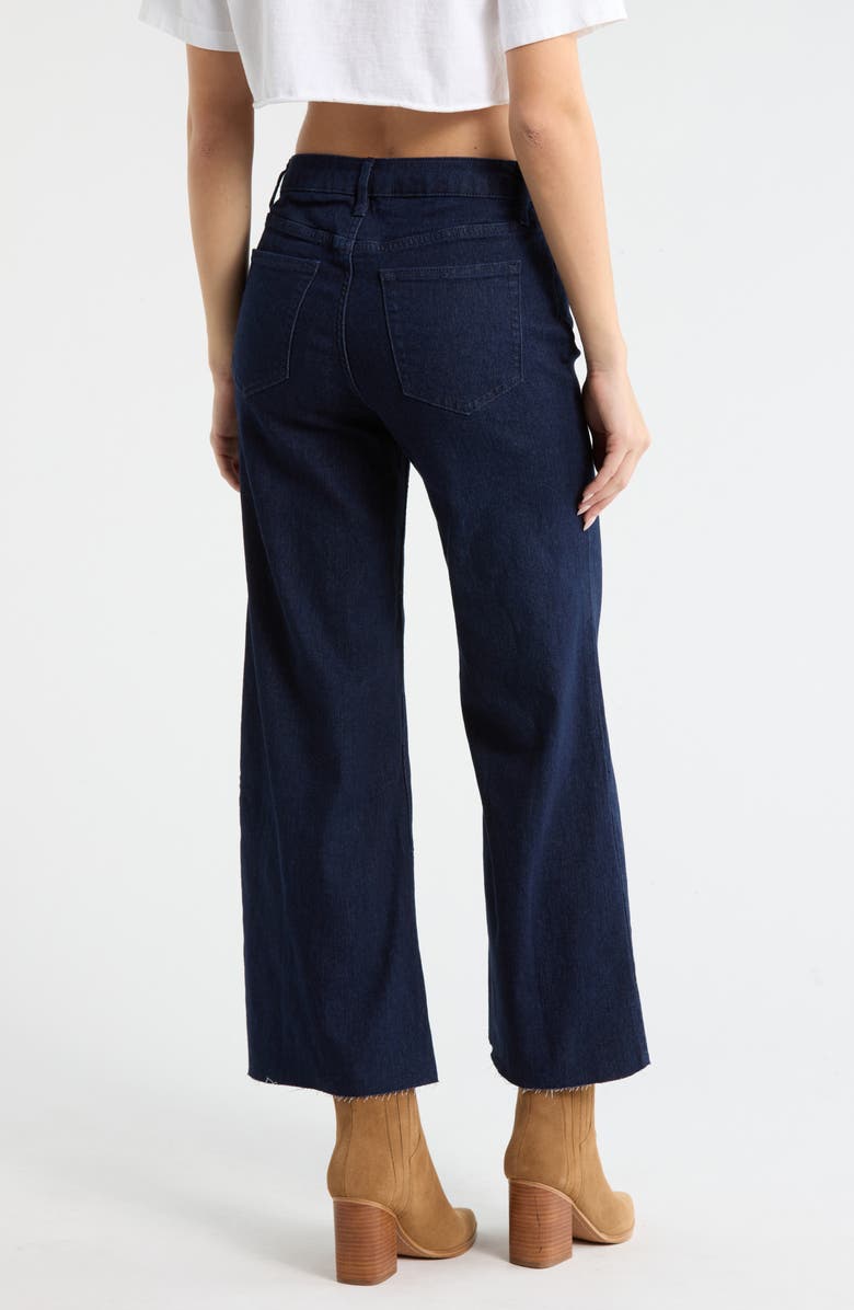 Vigoss Retro Palazzo Wide Leg Jeans, Alternate, color, Rinse