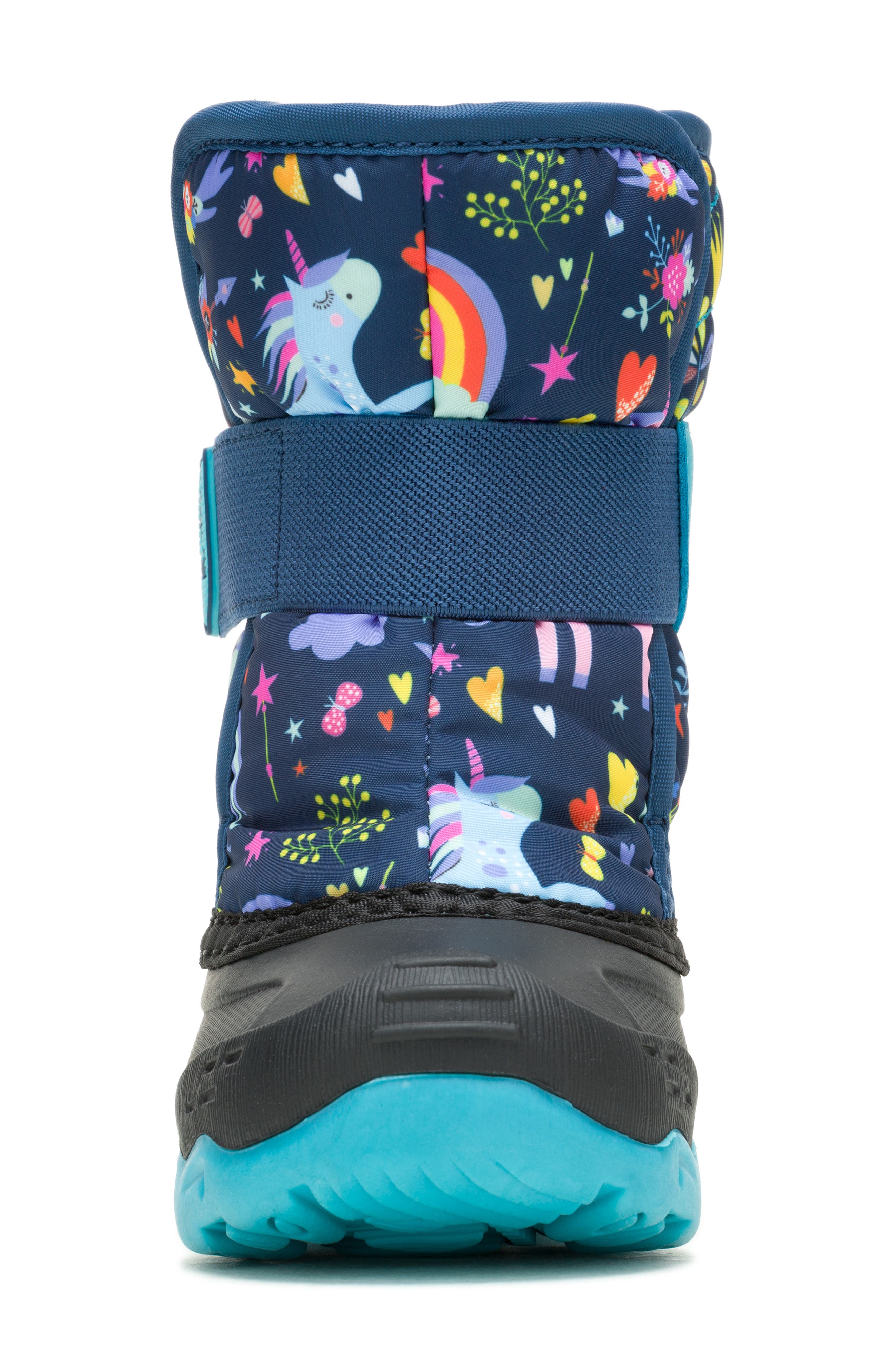 Kamik Kids' Snowbug 5 Waterproof Faux Fur Lined Boot, Alternate, color, Light Navy