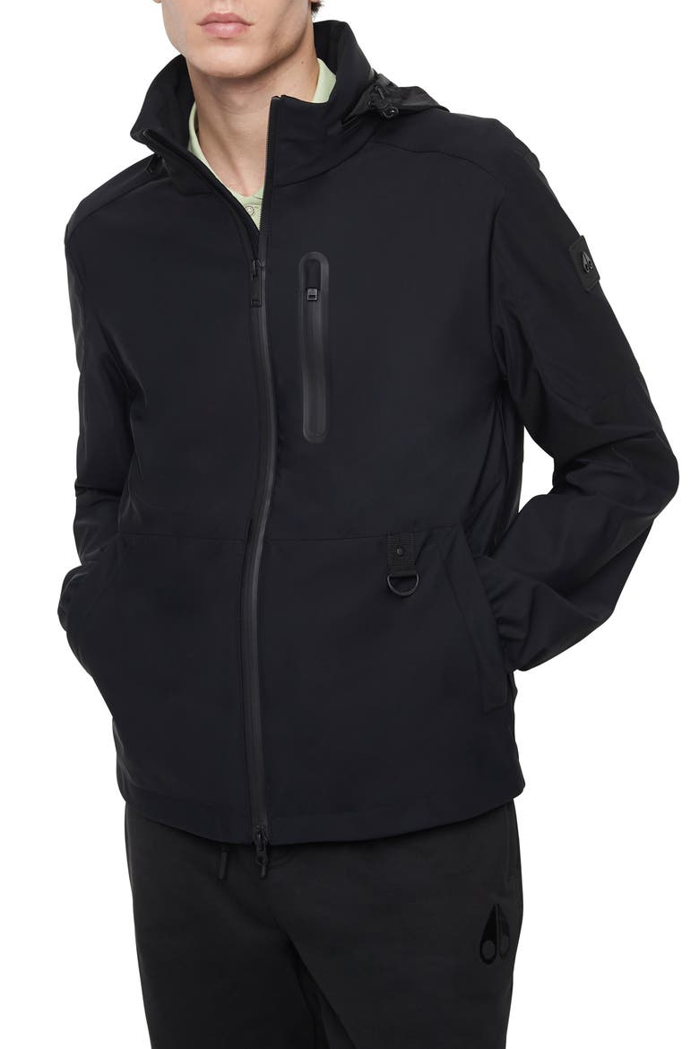 Peyton Hooded Jacket, Main, color, BLACK