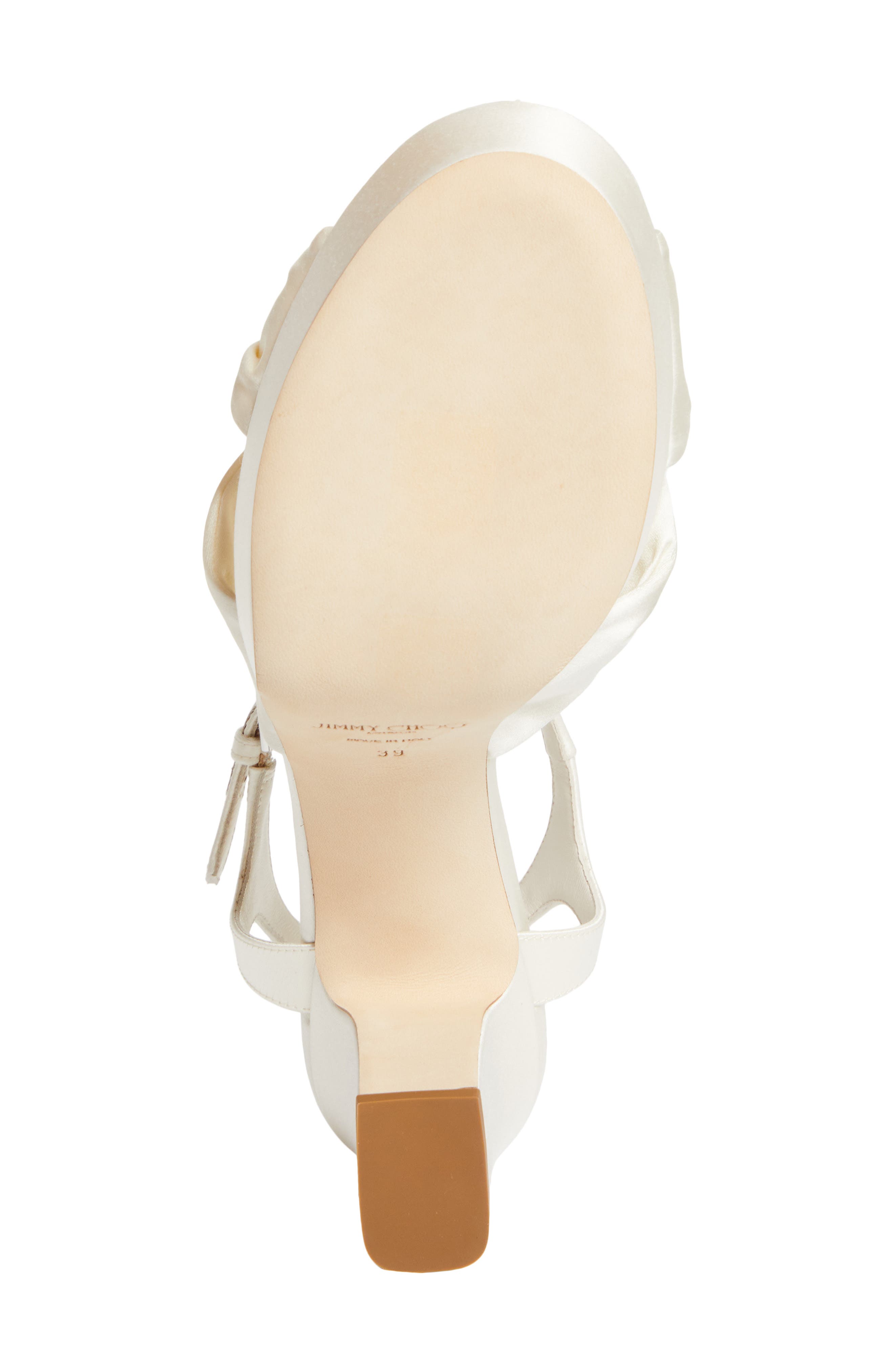 Jimmy Choo Heloise Platform Sandal, Alternate, color, Ivory