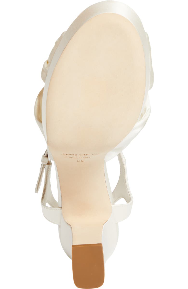 Jimmy Choo Heloise Platform Sandal, Alternate, color, Ivory