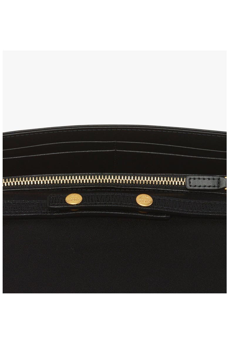 Large Pina Crossbody Wallet in Studded Calfskin, Alternate, color, Black